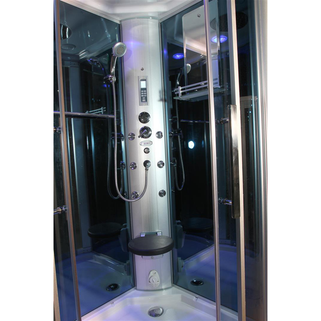 Eagle Bath Sliding Door Steam Shower Enclosure Unit & Reviews Wayfair